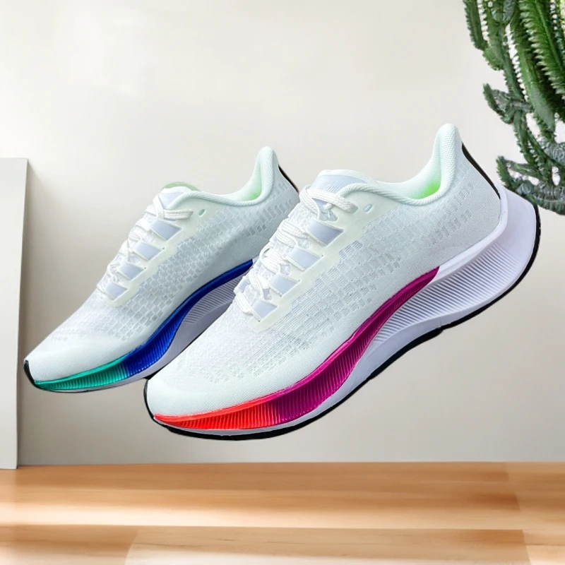 

Breathable mesh air-cushioned running shoes Couple's matching lightweight cushioned student sports shoes