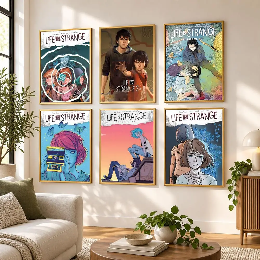 Game L-Life Is Strange 2 Poster HD art sticky wall waterproof home living room bedroom bar aesthetic decoration