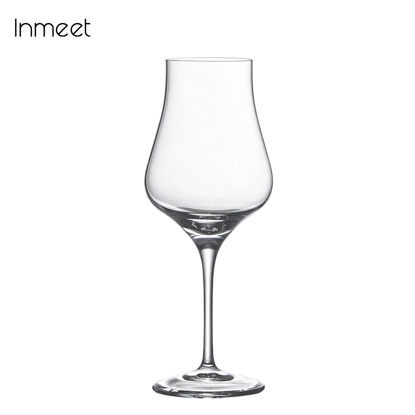 Inmeet 155ml Premium Hand-Blown Tulip-Shaped Crystal Glass Whiskey Tasting Nosing Glass Lead-Free