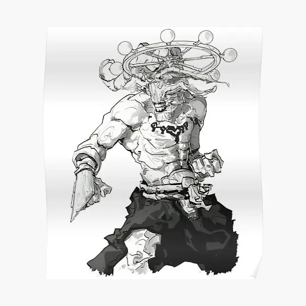 Настенный постер General Mahoraga, художественный декор, забавная Современная комнатная роспись, настенное украшение, винтажная живопись, домашний принт, без рамки