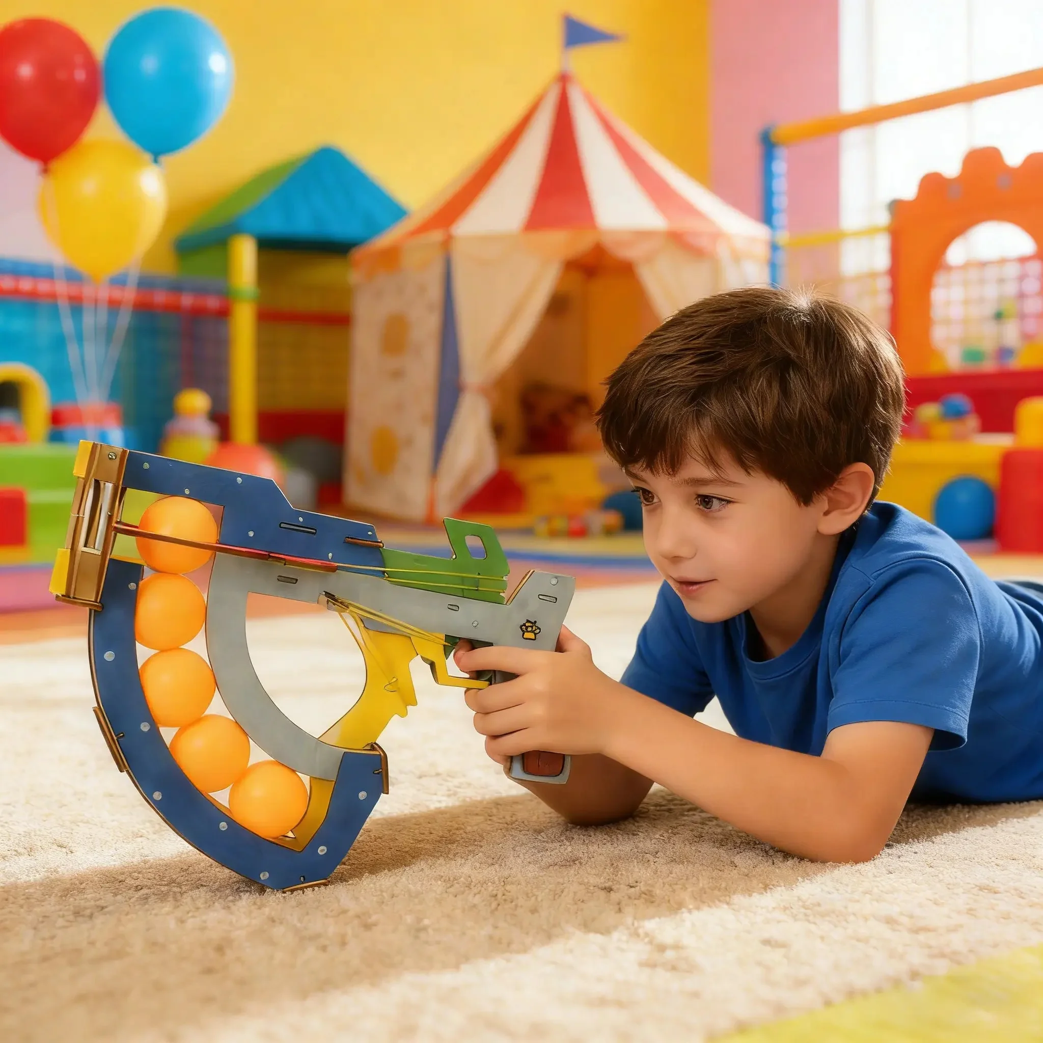 DIY Ping Pong Ball Launcher Gun STEM Speelgoed Wetenschapsset voor kinderen Educatief bouwproject Creatief ambachtelijk natuurkunde-experiment