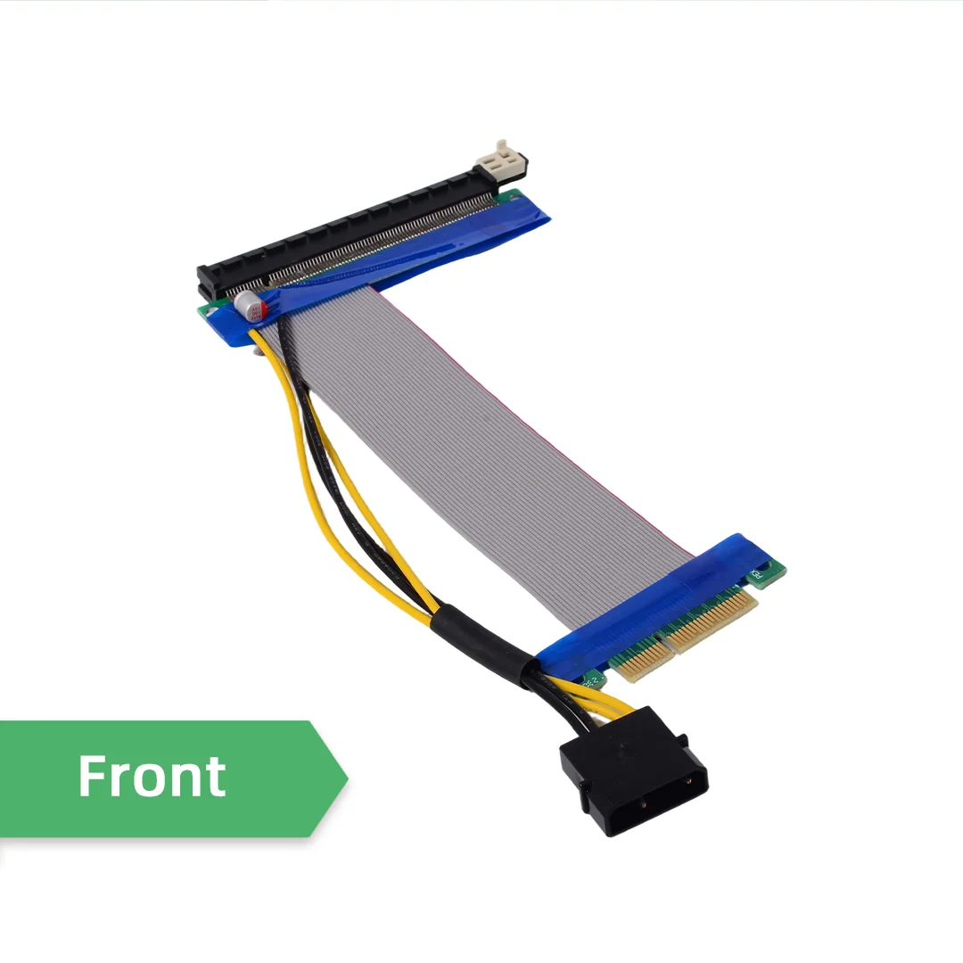NGFF PCIe 3.0 4X to 16X Riser Cable Powered Flexible Soft Ribbon Cable PCI Express Extension Cord For GPU Graphics Card Mining