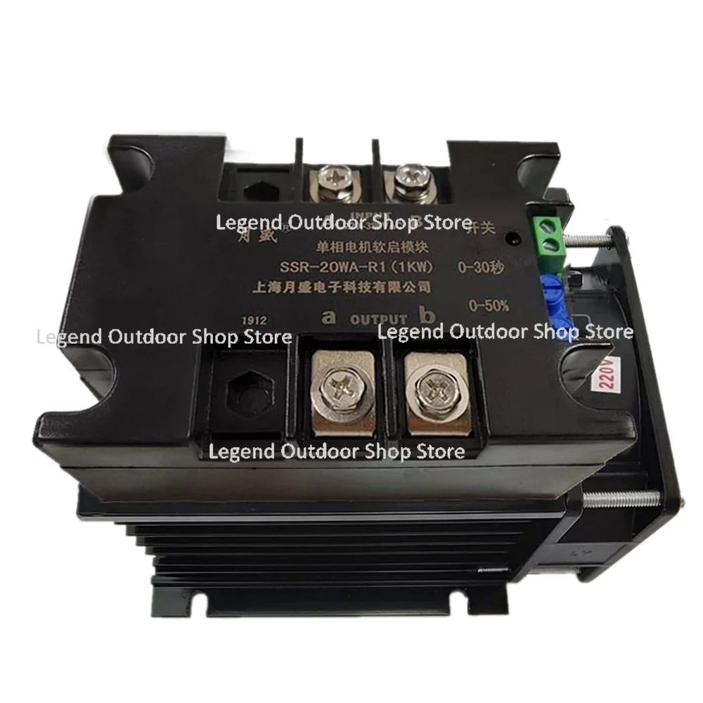 

Single Phase Motor Soft Starter 220V SSR-40WA-R1(1.5KW) 1.5KW Motor Online Soft Starting For Fan Water Pump