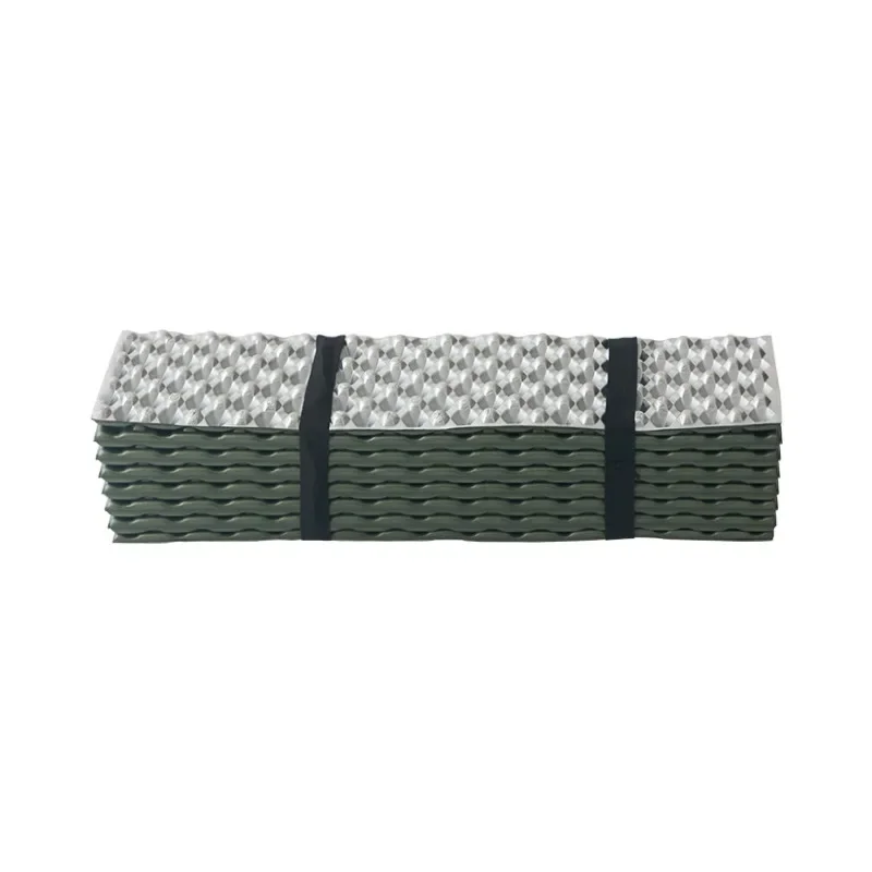 

Damp proof mat Outdoor camping thickened folding lunch mat Outdoor tent aluminum film egg trough floor mat