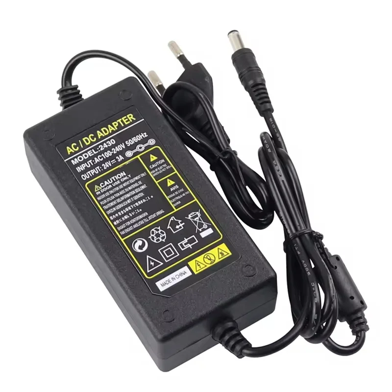 【Sprzedaż 24-godzinna】 Zasilacz 24V 3A 72W DC5521/25 do lutownicy T12 946 MINI i adapter lutownicy TS101/SH72/T85/HS-01/GVDA EU