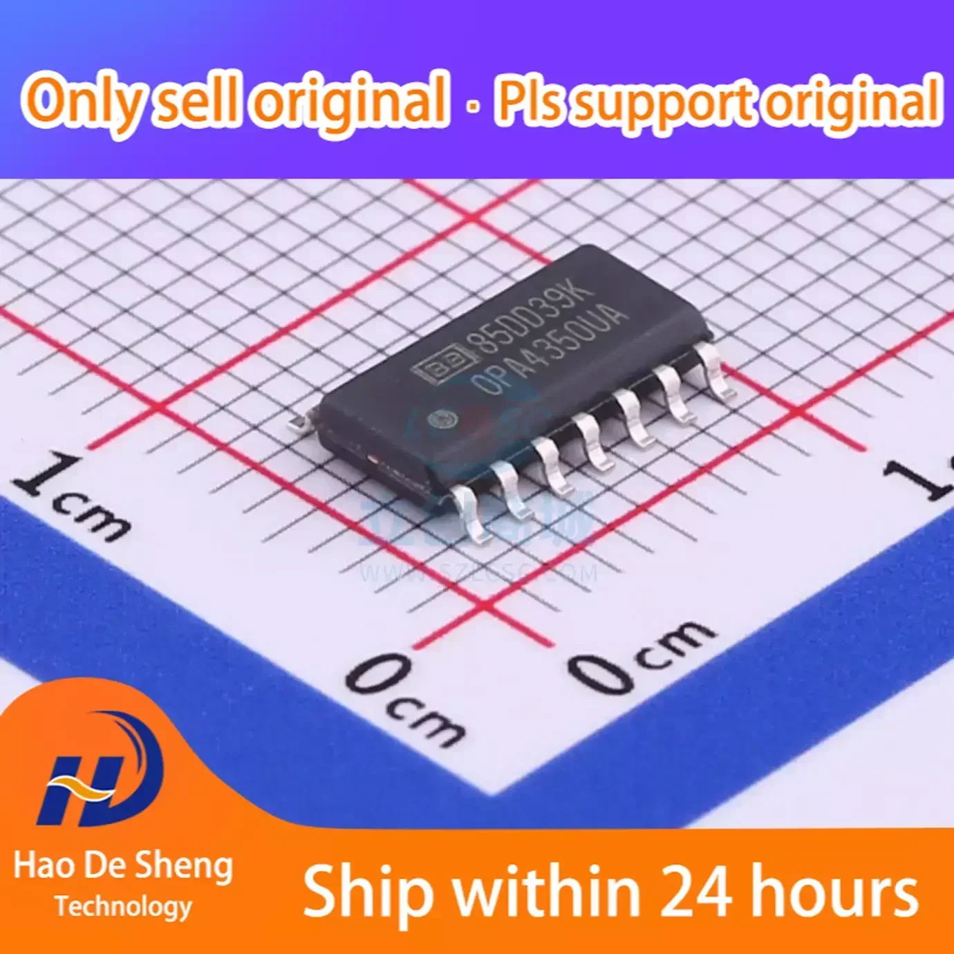 

10PCS/LOT OPA4350UA/2K5 OPA4350UA SOIC-14 New Original In Stock