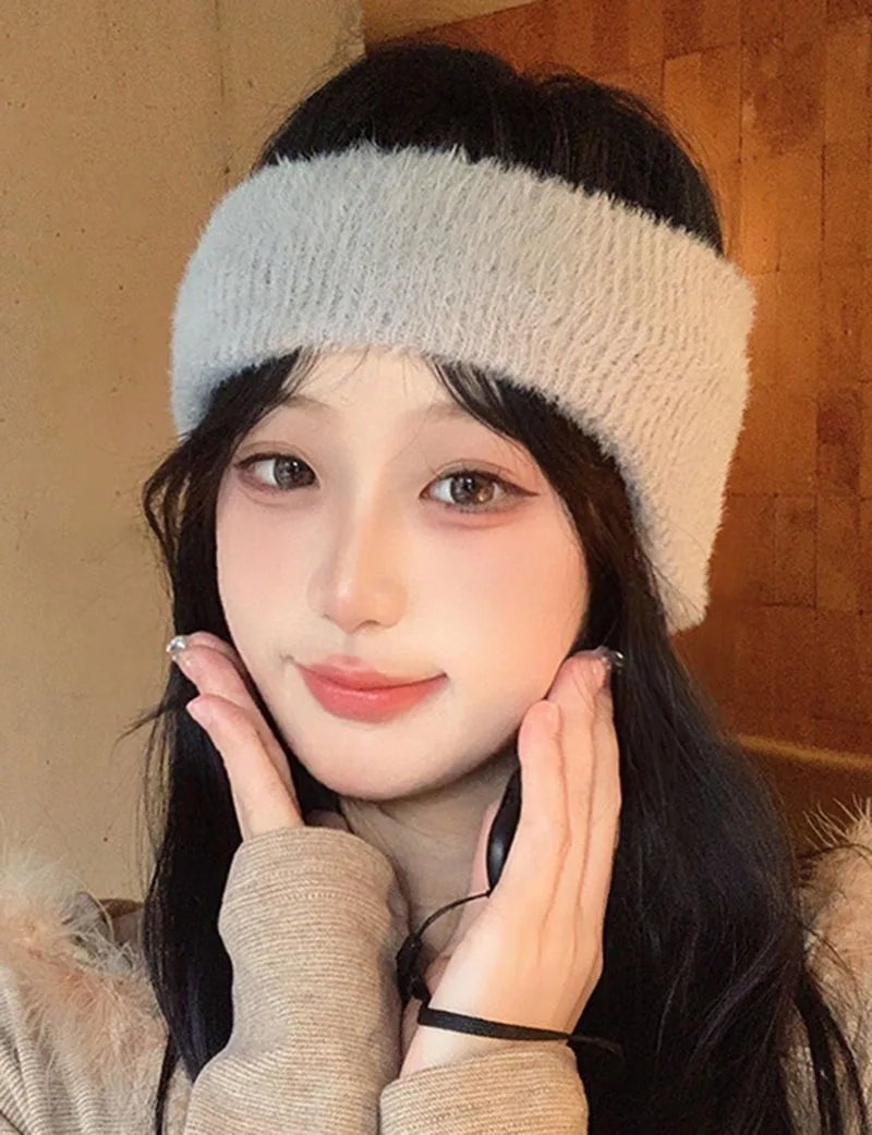 Unisex Winter Warm Earmuffs Headband Windproof Ear Protection Outdoor Skiing Sport Thick Hairband For Running Cycling Headscarf