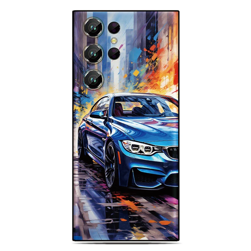 غطاء خلفي رائع للسيارة الرياضية لهاتف DOOGEE Note 56 59 58 N55 Plus N60 N50s N50 Pro لا شيء CMF Phone 1 2 2a One Two 3a Lite حافظة ناعمة