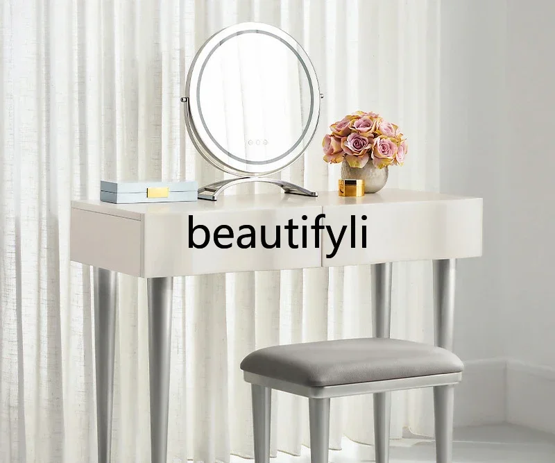 

CSolid wood dresser light luxury simple makeup table
