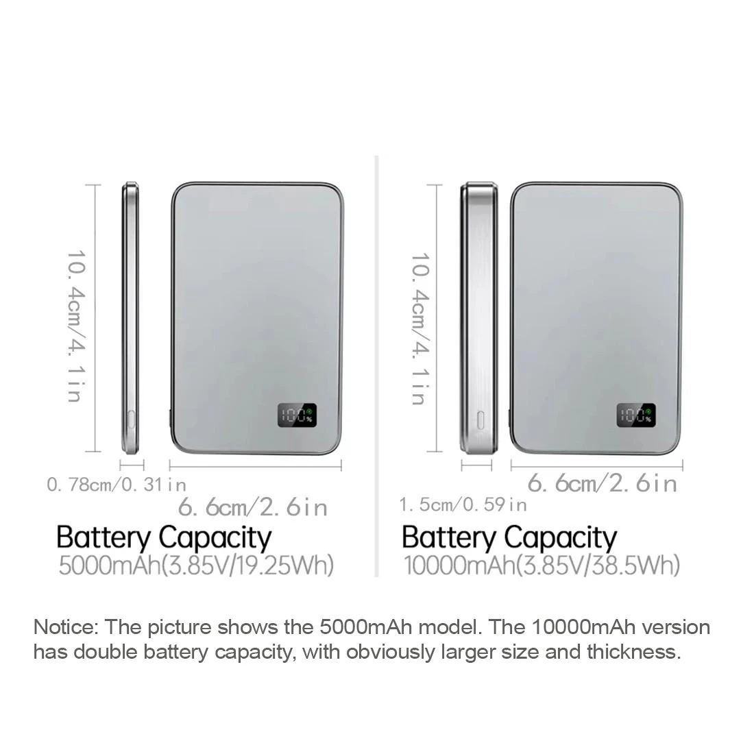 Magnetic Power Bank Wireless 10000Ah Portable 22.5W Fast Charging LED Digital For magsafe For iPhone 17 16 15 Por Max PowerBank