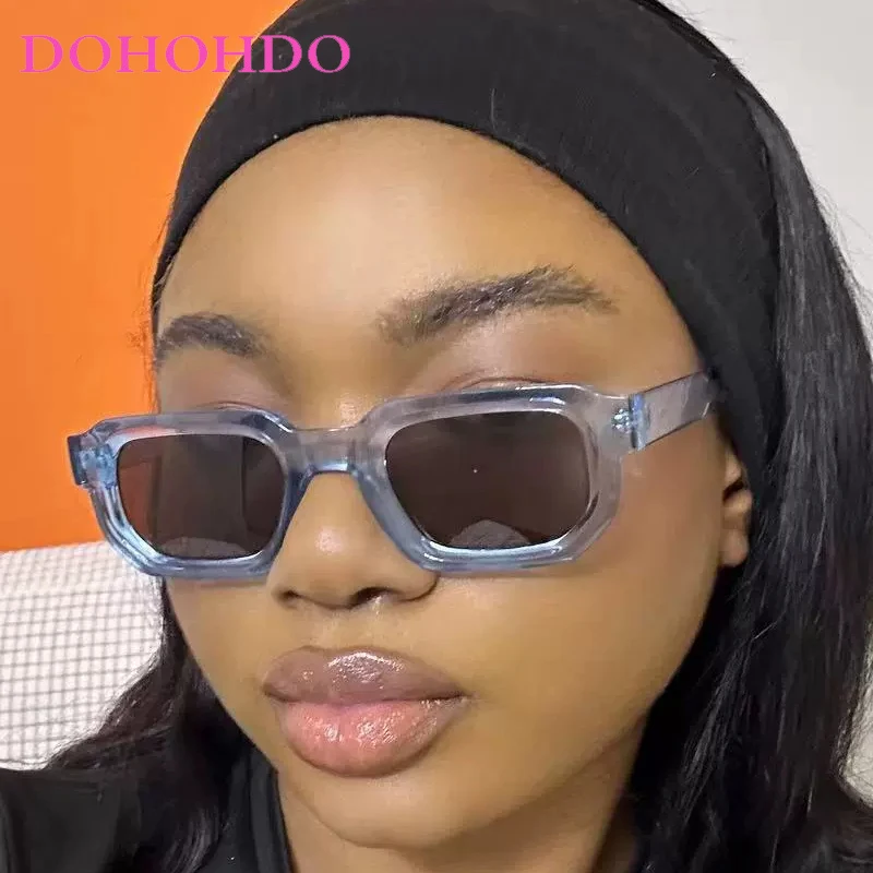 Retro Brand Designer Rectangle Small Frame Women's Sunglasses Luxury Sunglass Men's Outdoor Travel Drive Eyeglasses Lentes UV400