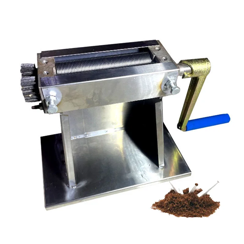 Tobacco Leaf Shredder Machine 0.7mm 1mm Tabletop Tangerine Peel Chopping Machine Herbal Cutting Shredding Machine