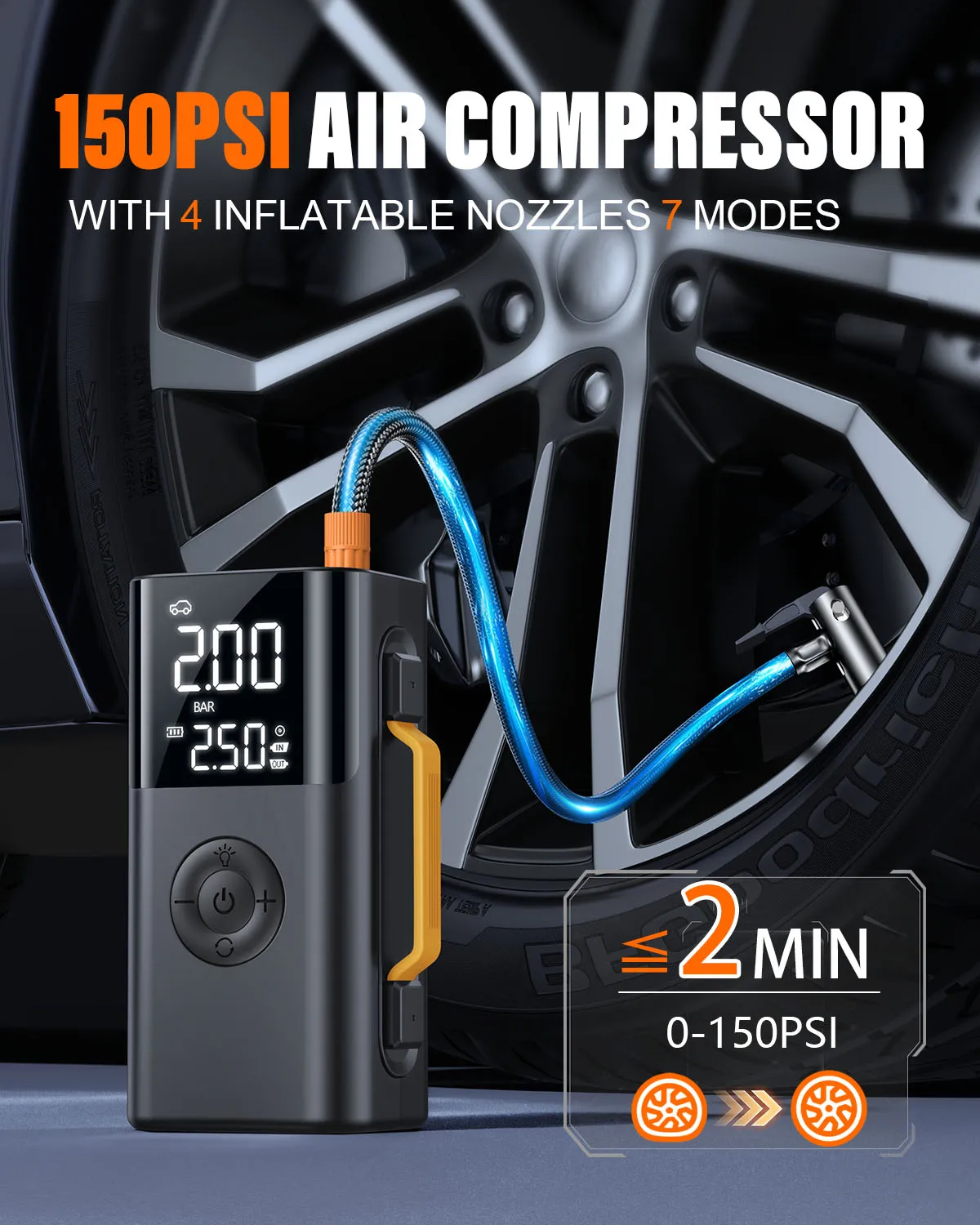 120W High Fast Charging 30000mAh 60000mAh LargeCapacity Portable Power LED Emergency Power Bank for Outdoor Camping Home Use