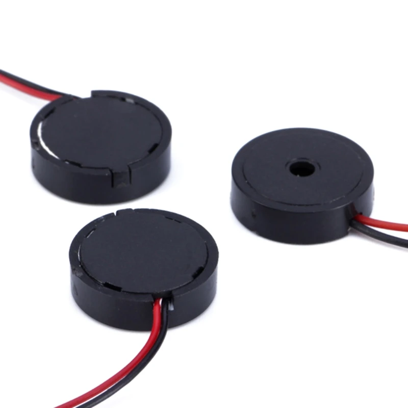 Passive Electronic Buzzers for DC 30V 2-Terminal Mini Loudspeakers Piezo Passive Buzzer for Small Household Applicances