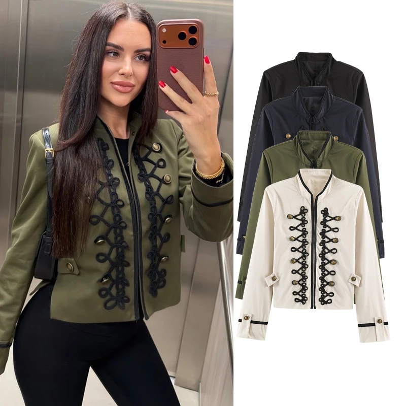 Women's Jackets & Coats Autumn 2026 New Fashion Retro Slim Youth Elegant Warm Jackets Autumn Women's Street Chic Travel Coats