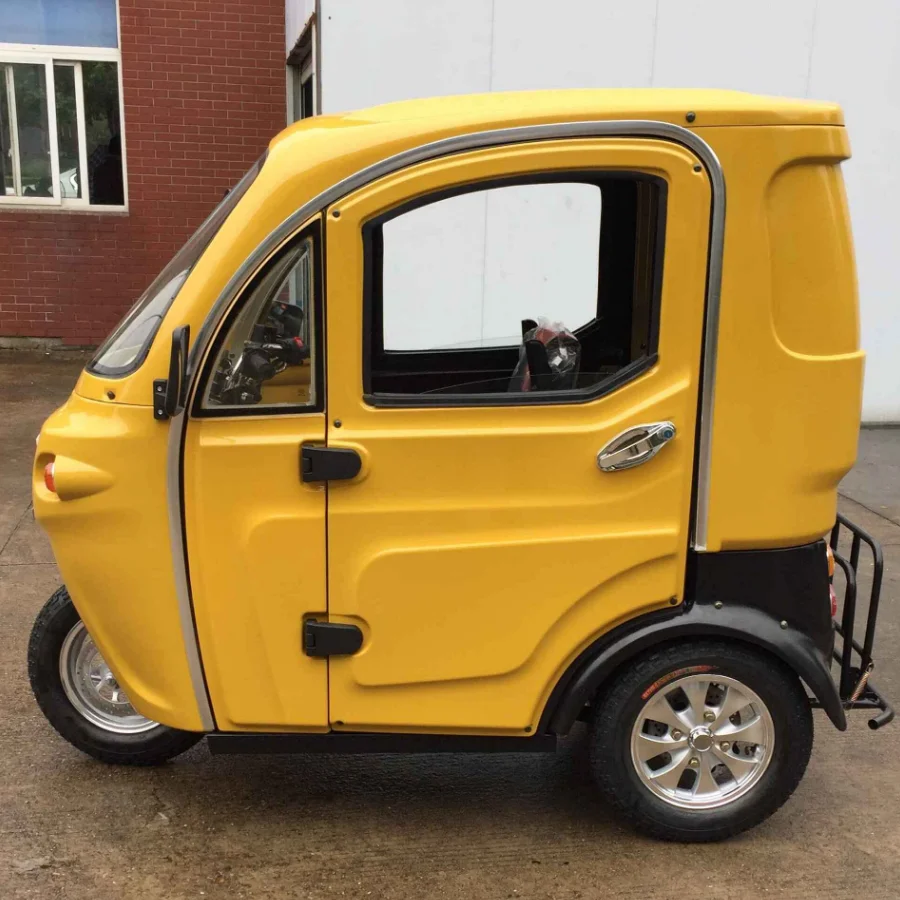 Hot Sale Motorized Tricycle with Covered Cabin for All-Weather Use and Personal Transport