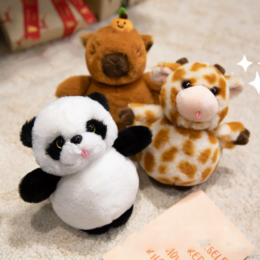 Bonito coelho capivara chaveiro de pelúcia guaxinim urso animal boneca chaveiro conforto fofo brinquedos de pelúcia pequeno pingente festas de aniversário