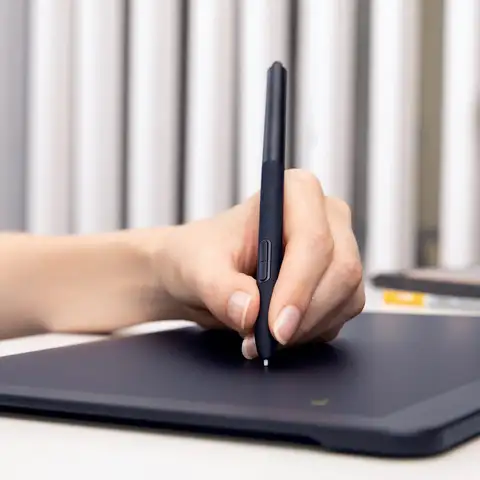 Wacom CTL460, CTH460, CTH461 및 INTUOS4용 대나무 재질 교체 리필 펜촉 10개입 (탈착식 링 포함)