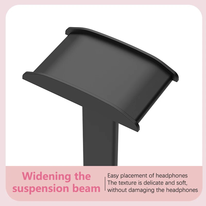 حامل سماعة الرأس العالمي المحمول حامل سماعة الألعاب رف منظم سطح المكتب سماعة عرض قوس ل AirPod