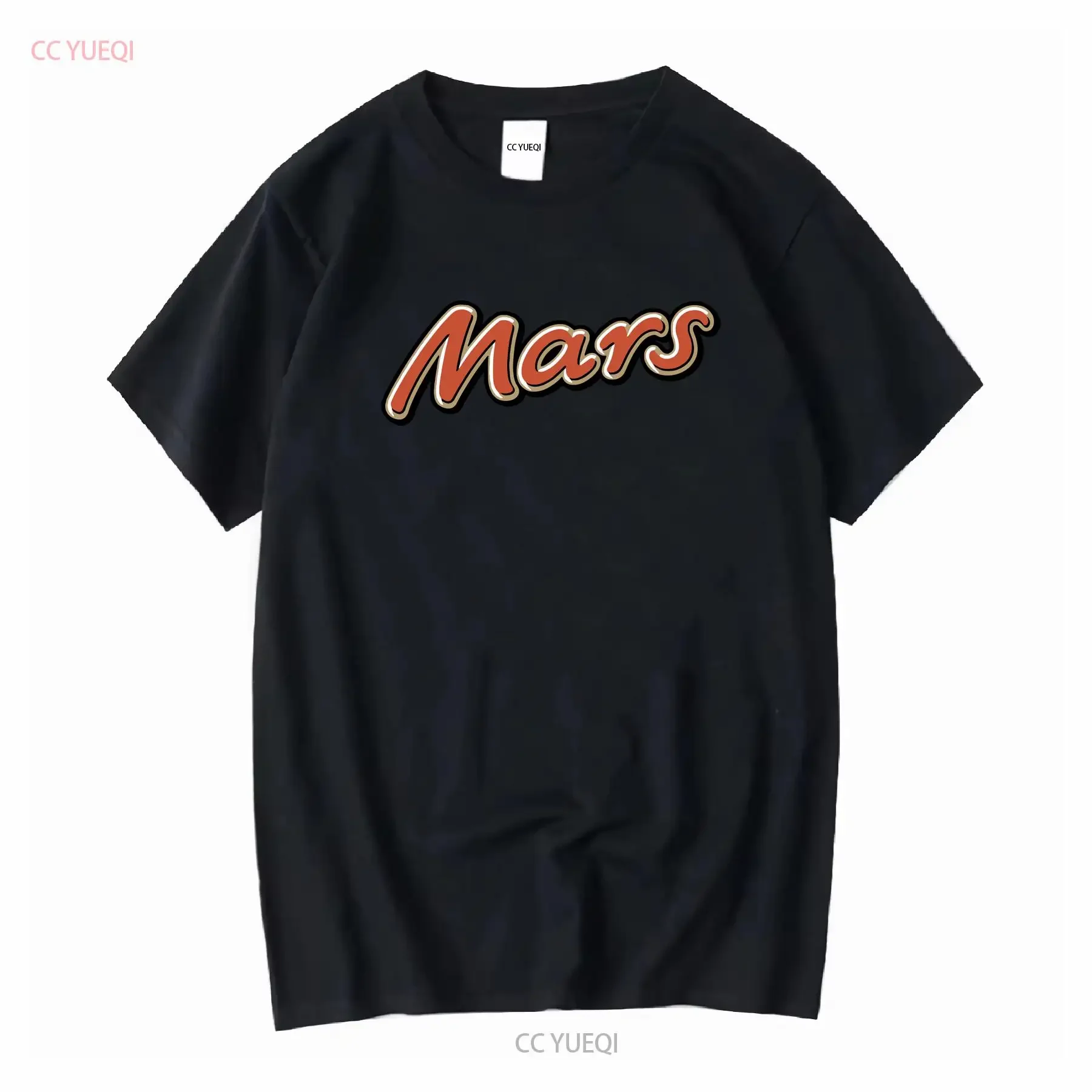 Mars Bar Chocolate Candy Favorito Snack Fan camiseta manga larga o corta vintage lavado transpirable versátil moda homme