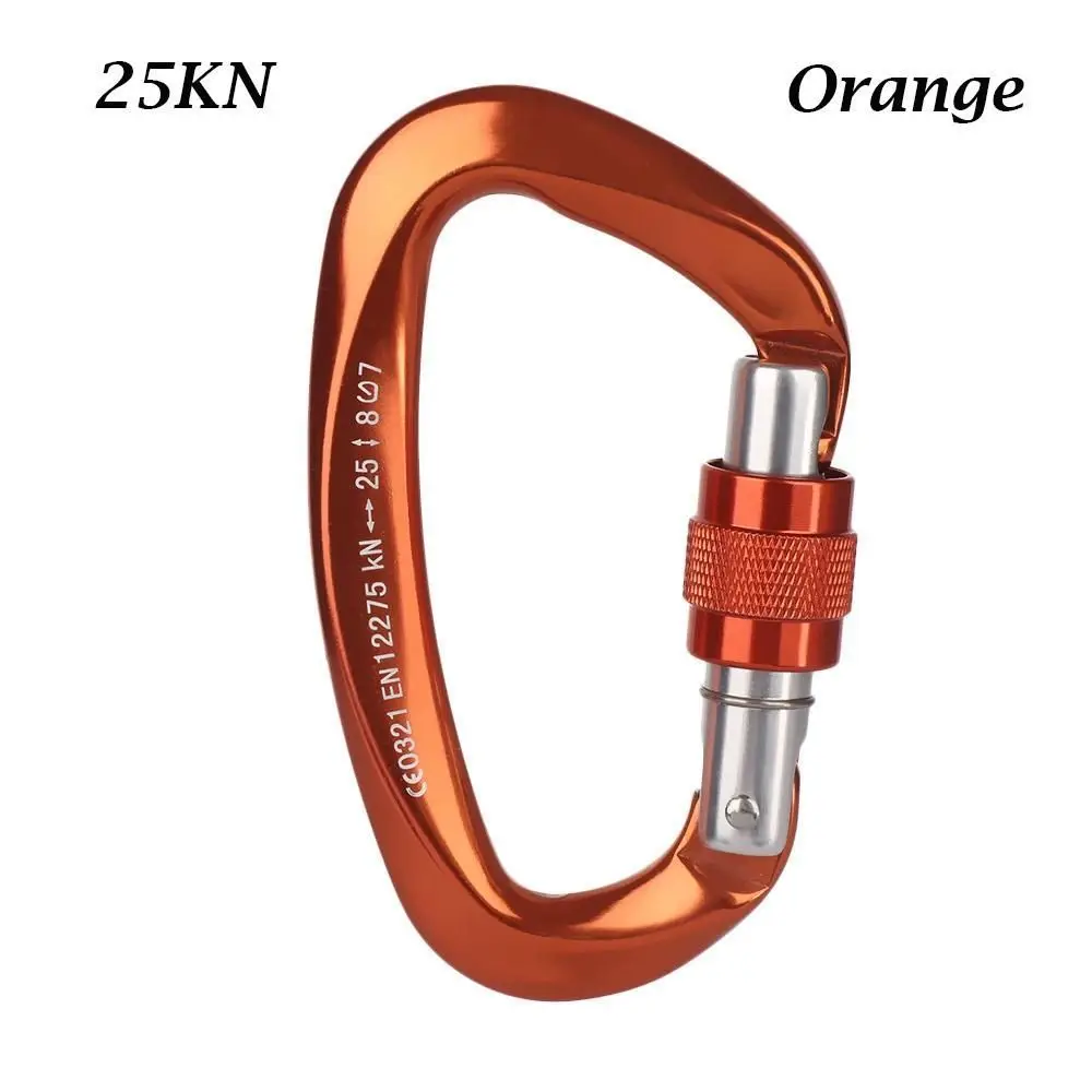 Outdoor Ascend Aluminum Climbing Key Hooks Mountaineering Protective Equipment Professional Carabiner Security Master Lock