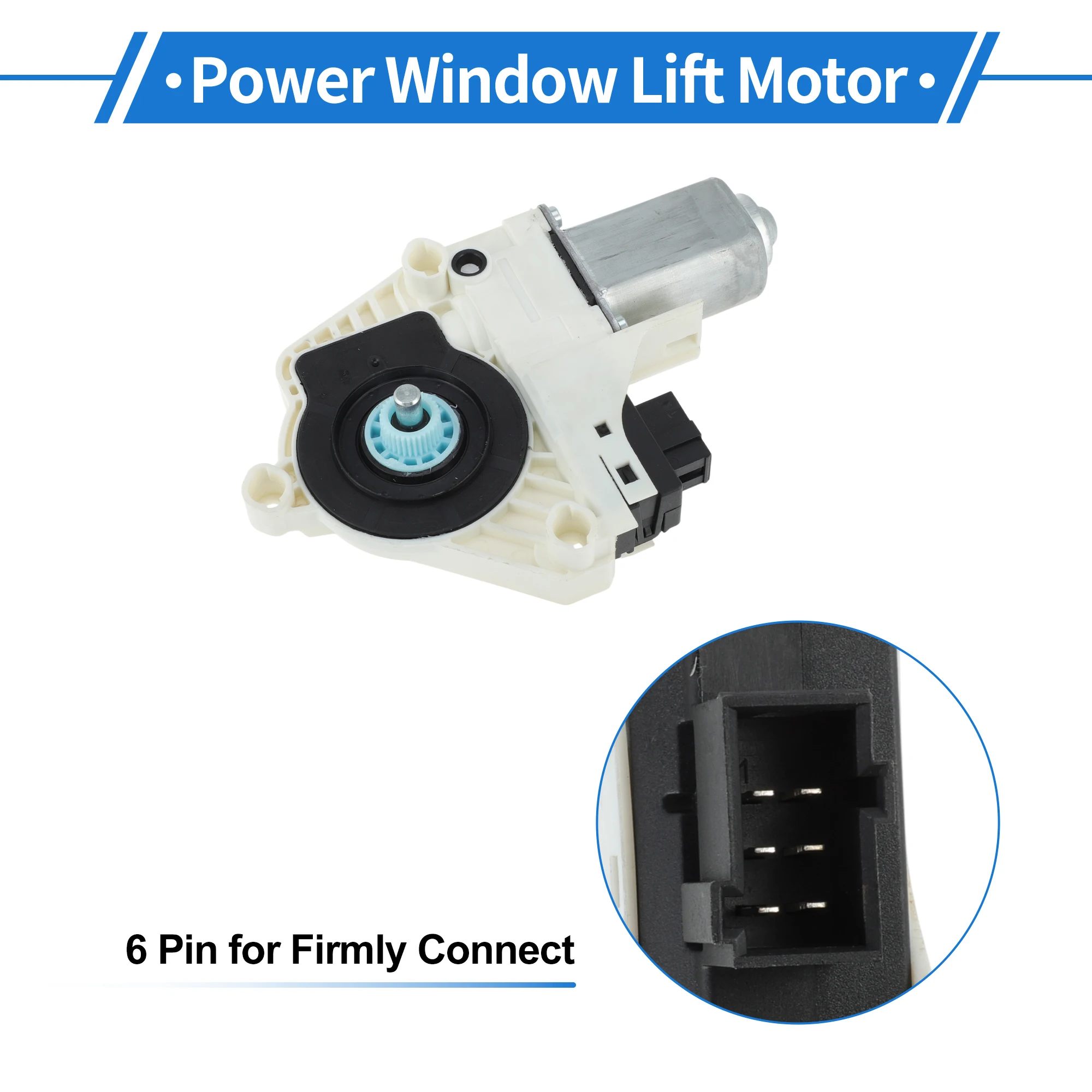 

UXCELL Front Left Driver Side Power Window Regulator Lift Motor for Scania L, P, G, R, S Series (2016 Onwards) No.2076264 6 Pin