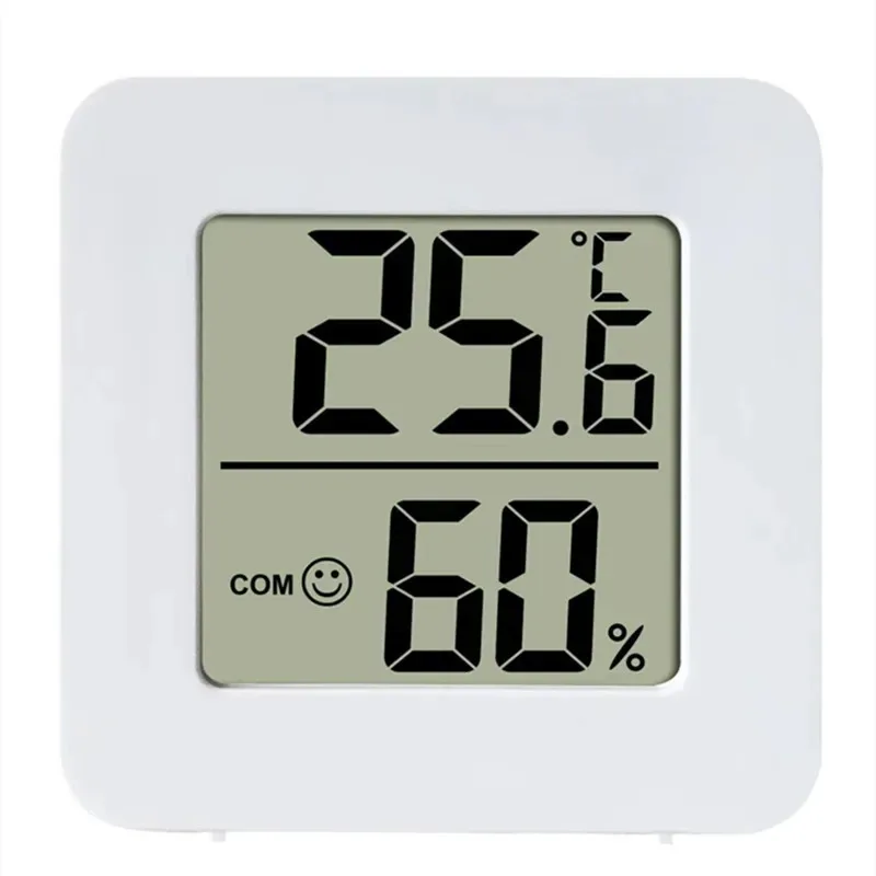 Mini termómetro Digital LCD para interiores, higrómetro, Sensor de calibre, medidor de humedad, temperatura interior