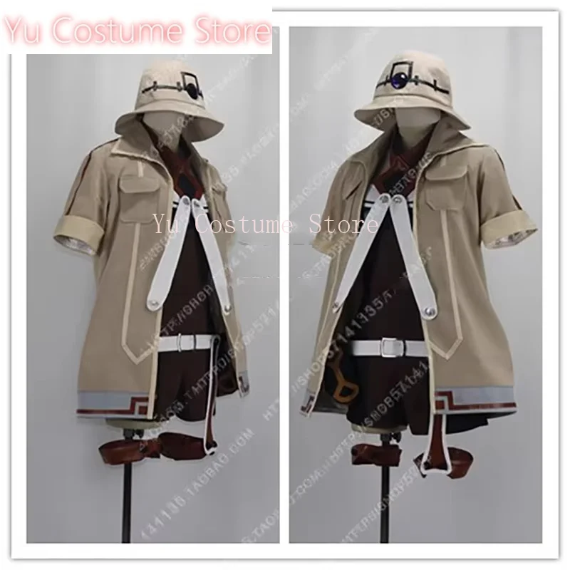 Yu Costume MADE IN ABYSS Riko Cosplay Costume Jumpsuit+Coat+Hat+Belt Halloween Party Outfit For Women Men New