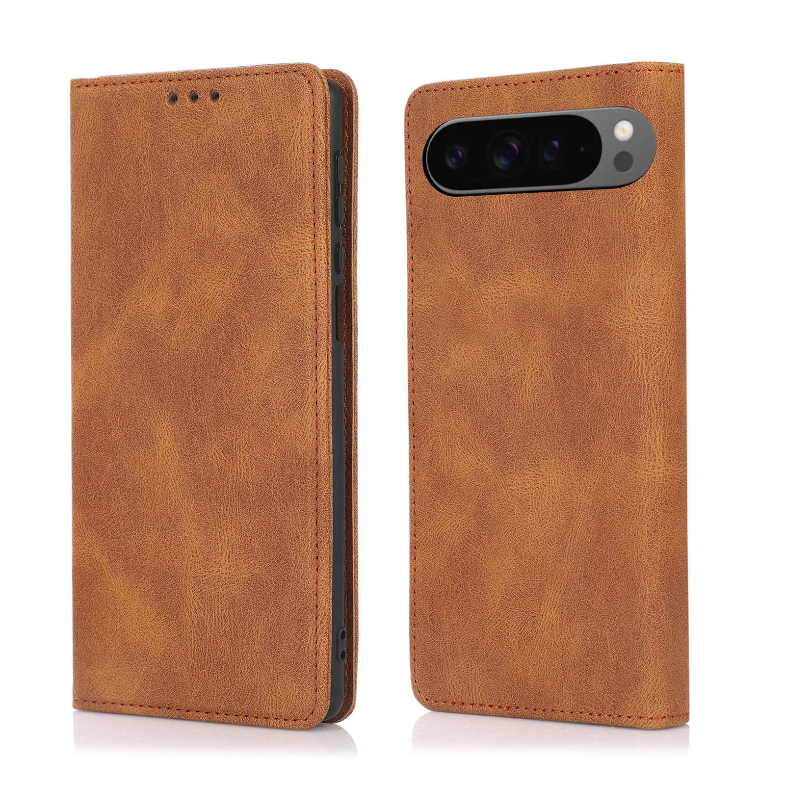 

Case for Google Pixel 9 10 Pro XL Leather Protective Case 2 In 1 Flip Kickstand Card Slots Wallet Cover for Pixel 10A Soft