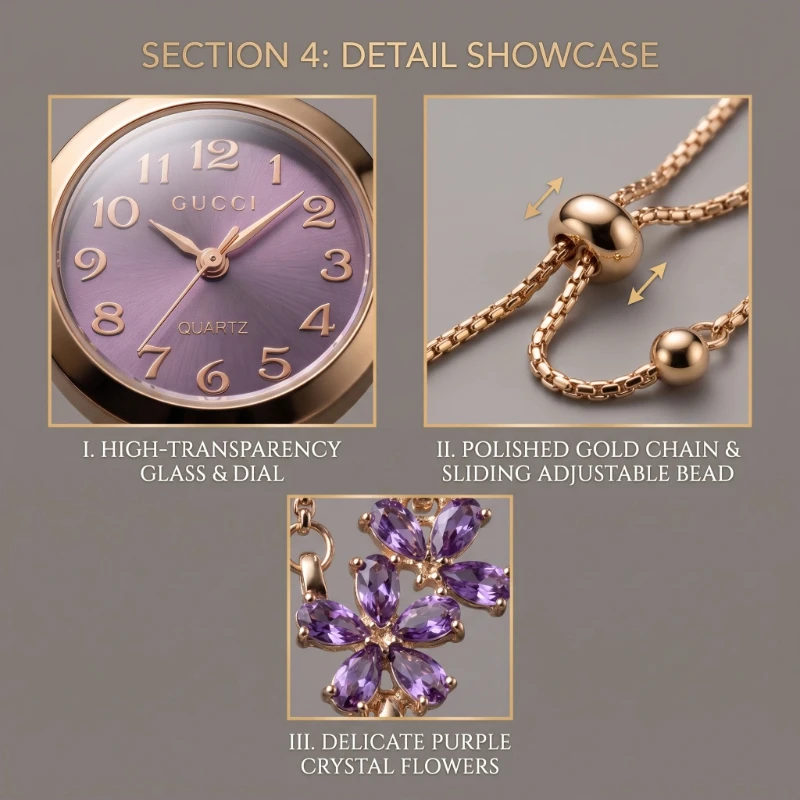 Fashion Women Rhinestone Bracelet Watch Multi Styles Heart Floral Cartoon Cat Dial Adjustable Slider Wristwatch Jewelry Gift
