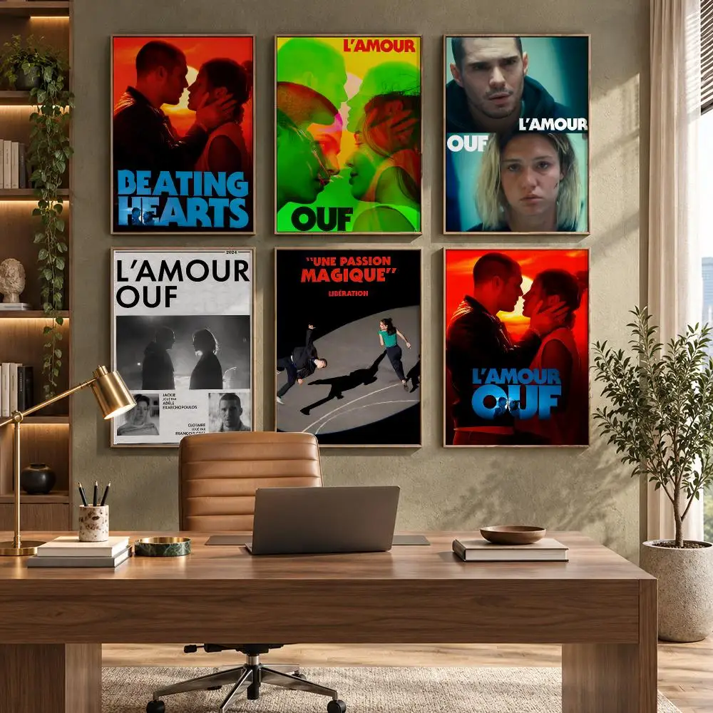B-Beating Hearts Movie Poster High-Quality Waterproof Wall Decal for Study, Living Room & Garage, Great Gift for Fans