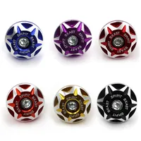 1Pc Motorcycle License Plate Screw Cover Shell 6MM Holes License Plate Screws Scooter Accessories Electric Motorcycle Parts