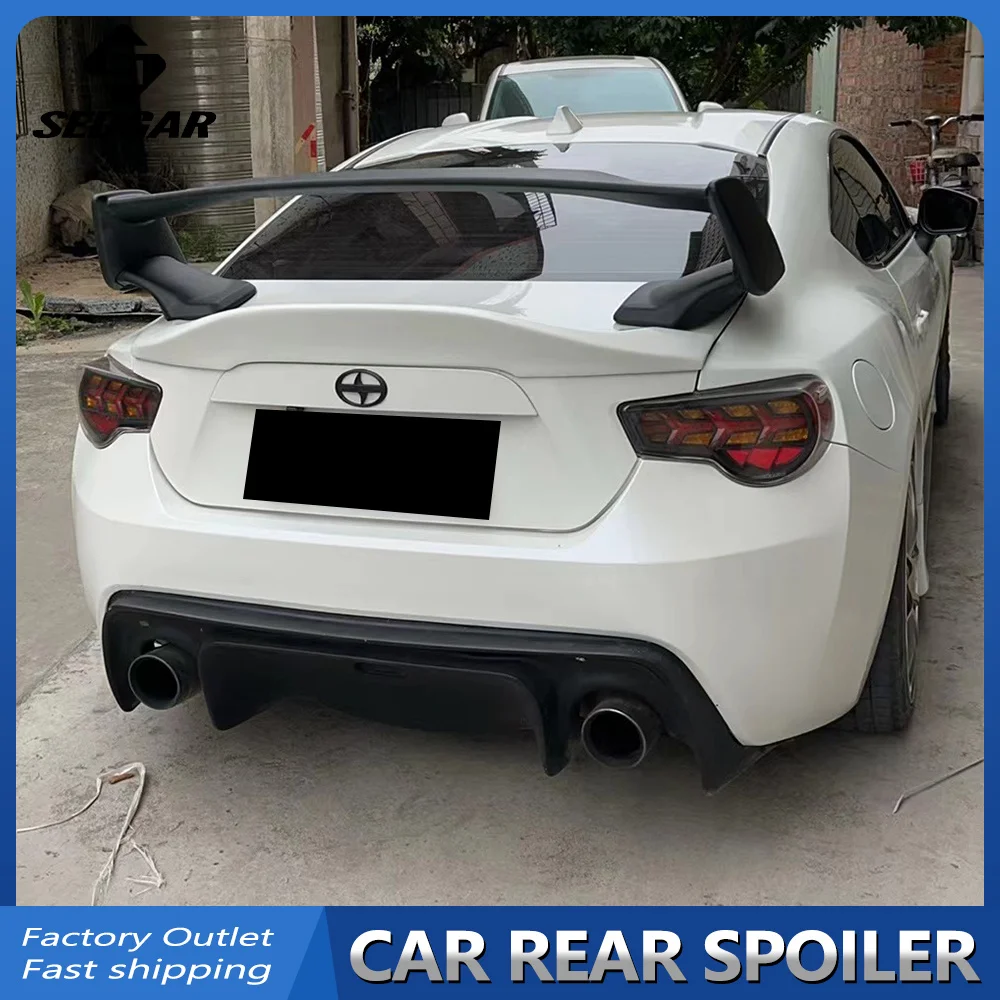 

For 2013--2020 Toyota GT86 Subaru BRZ Trunk Spoiler GT Style High Quality ABS Plastic Unpainted Spoiler Trunk Boot Wing Spoiler