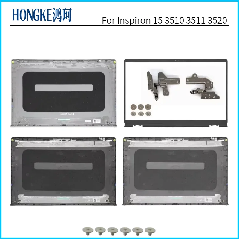 New Shell For Inspiron 15 3510 3511 3515 3520 LCD Laptop Back Cover Front Bezel Hinges Top Case 00WPN8 00DM9D Frame Bezel 09WC73
