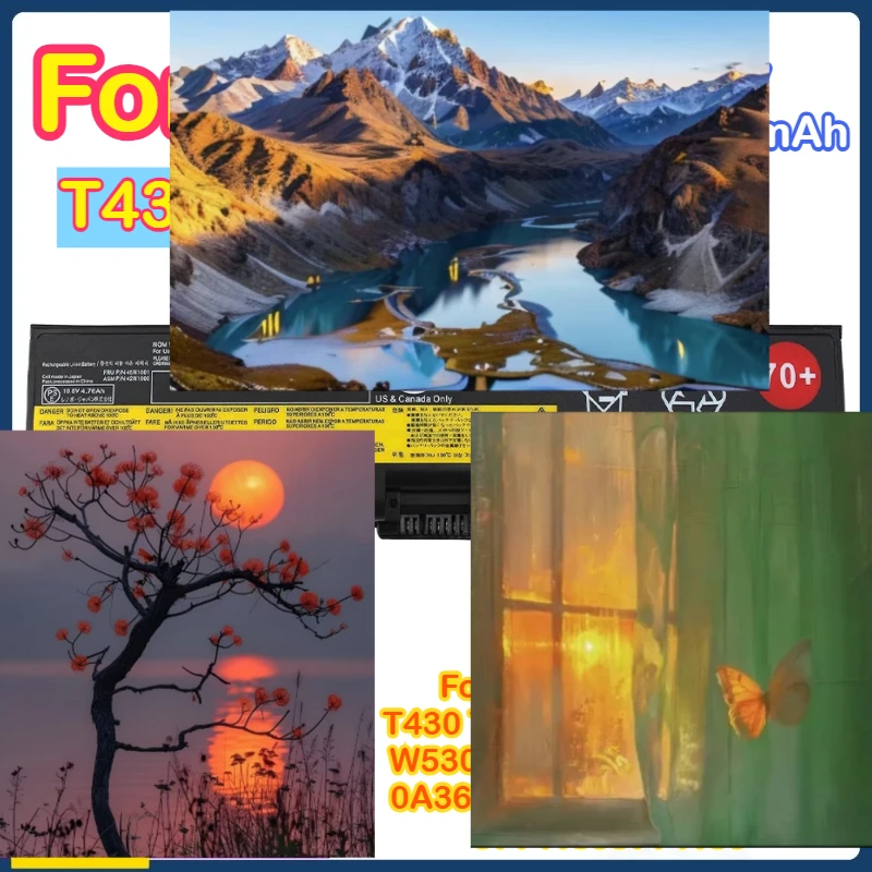 

45N1001 42N1000 Аккумулятор для ноутбука Lenovo ThinkPad T530 T530i W530 W530i T430 T430i L430 SL430 0A36302 0A36303 45N1006 45N1007