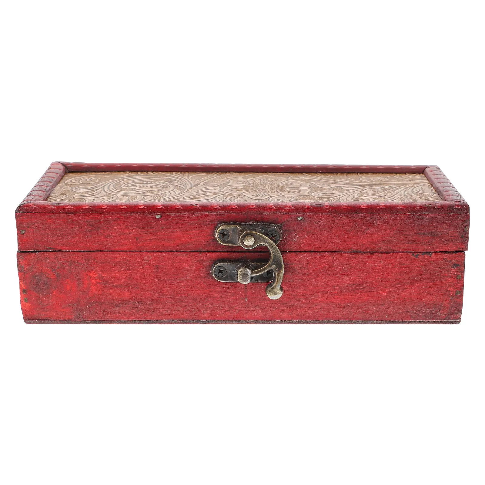 

1Pcs Wooden Jewelry Storage Box Vintage Design Desktop Jewelry Organizer for Watches Bracelets Necklaces Storage Container
