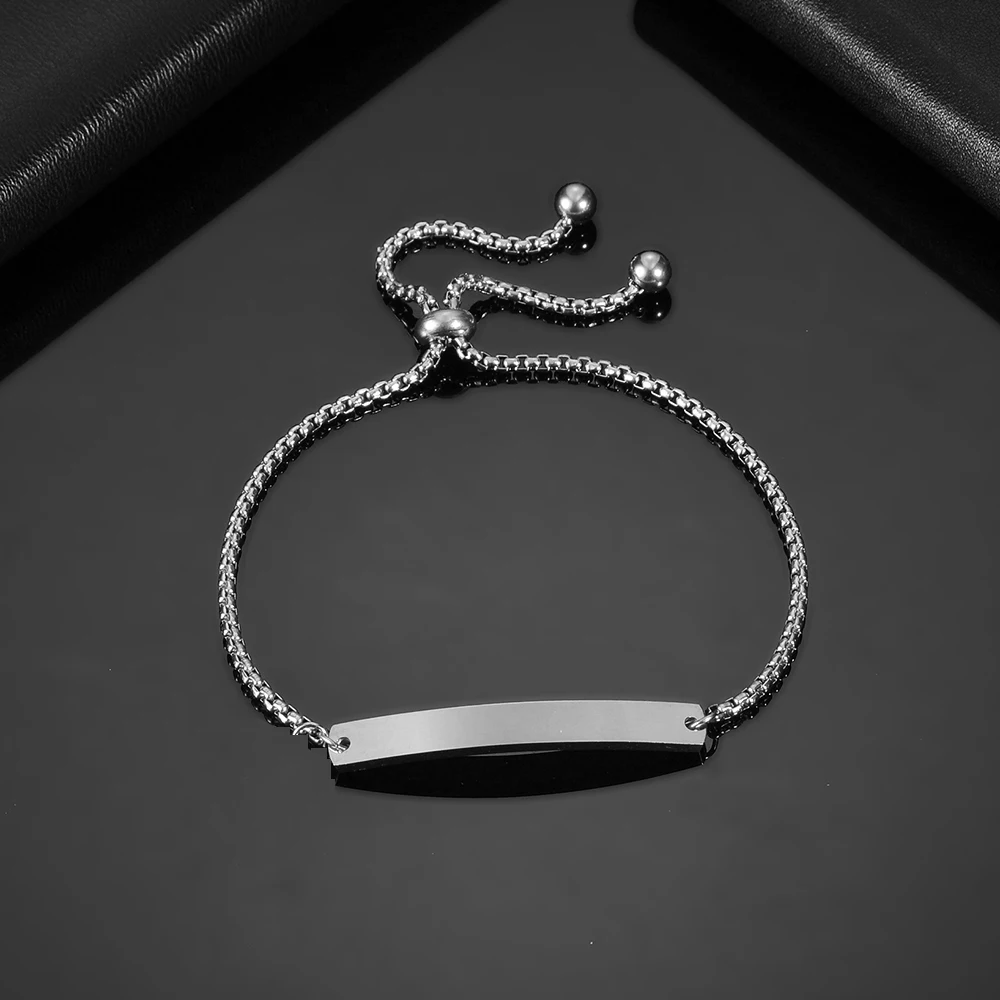 Punk Gold Stainless Steel Thick Hand Chain Bracelet