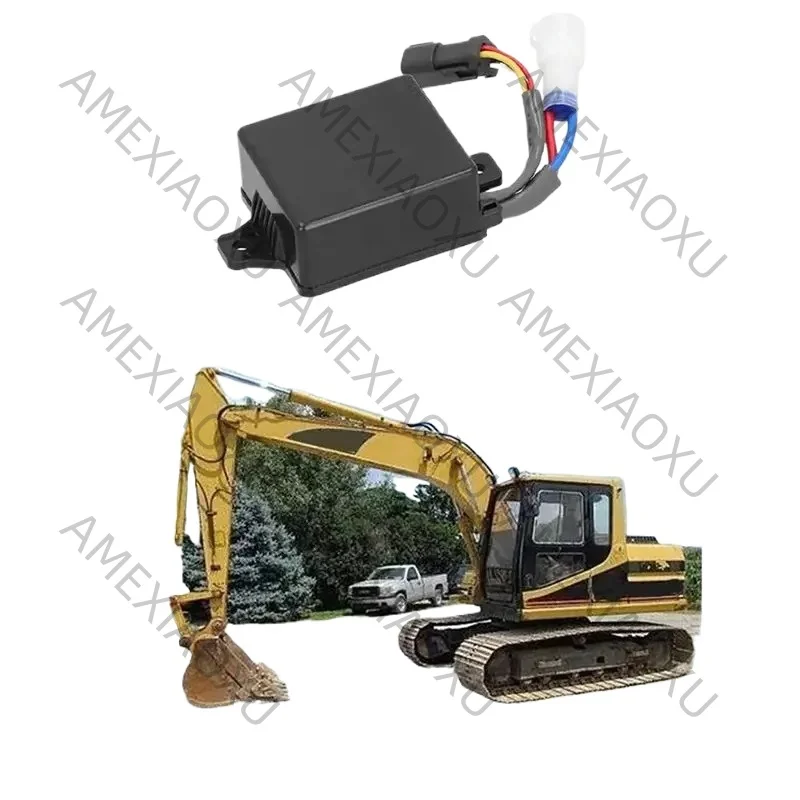 AMEXIAOXU  Excavator Parts Time Relay Time Delay Relay For Caterpillar 320B 330B Part Number: 111-4870 111-4870X