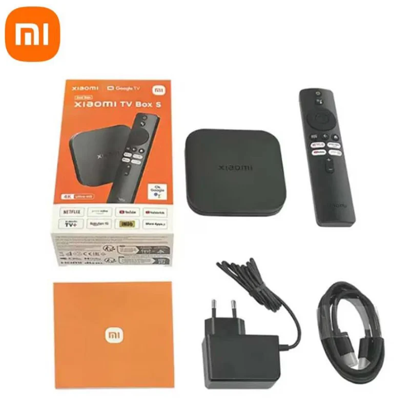 

Global Version Xiaomi Mi TV Box 2nd Gen 4K Ultra HD Google TV Dolby Vision HDR10+ Google Assistant Smart Mi Box S Media Player