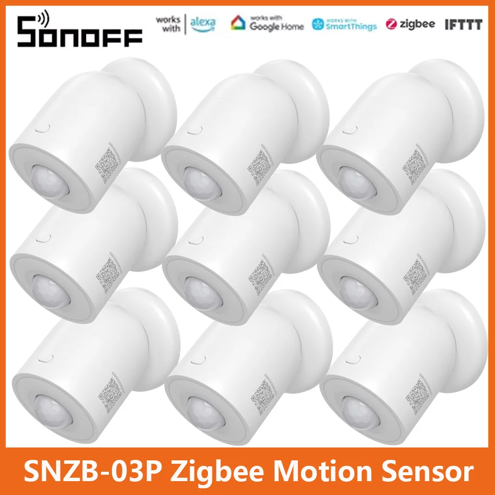 

SONOFF SNZB-03P Zigbee 3.0 Motion Sensor Wireless Detector Smart Movement Sensor Faster Detection Real-time Monitoring eWeLink