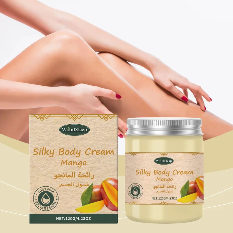 

Mango Body Butter Cream - Intense Moisturizing For Dry Skin, Non-Greasy Fast Absorbing Formula With Natural Extracts