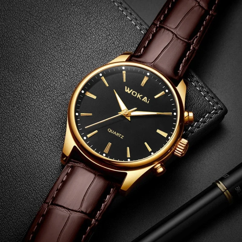 Luxury Men Watch Fashion Top Brand Sport Men Wristwatch Business Leather Belt Casual Quartz Watches Man Clock Relogios Masculino
