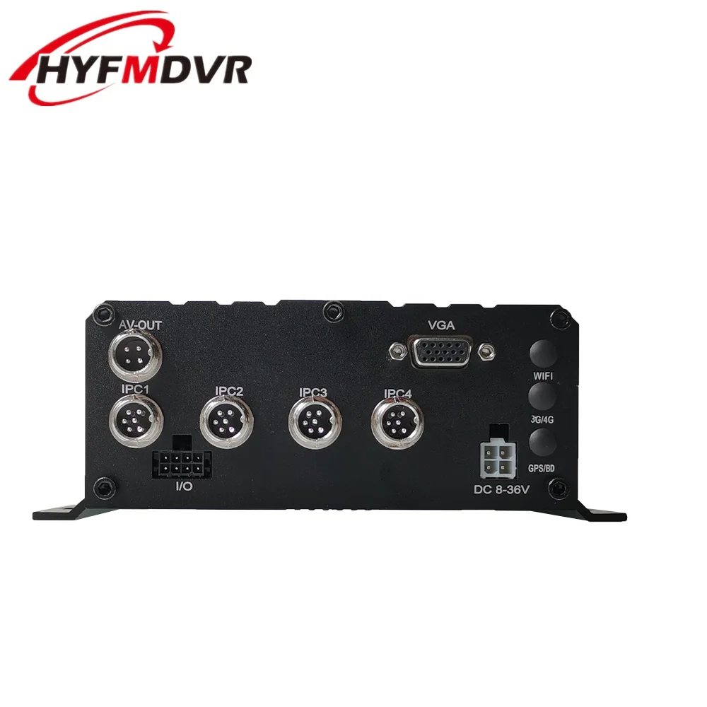 HYF H.265 smart nvr 4 ch mdvr 4g gps wifi optional car bus truck mnvr