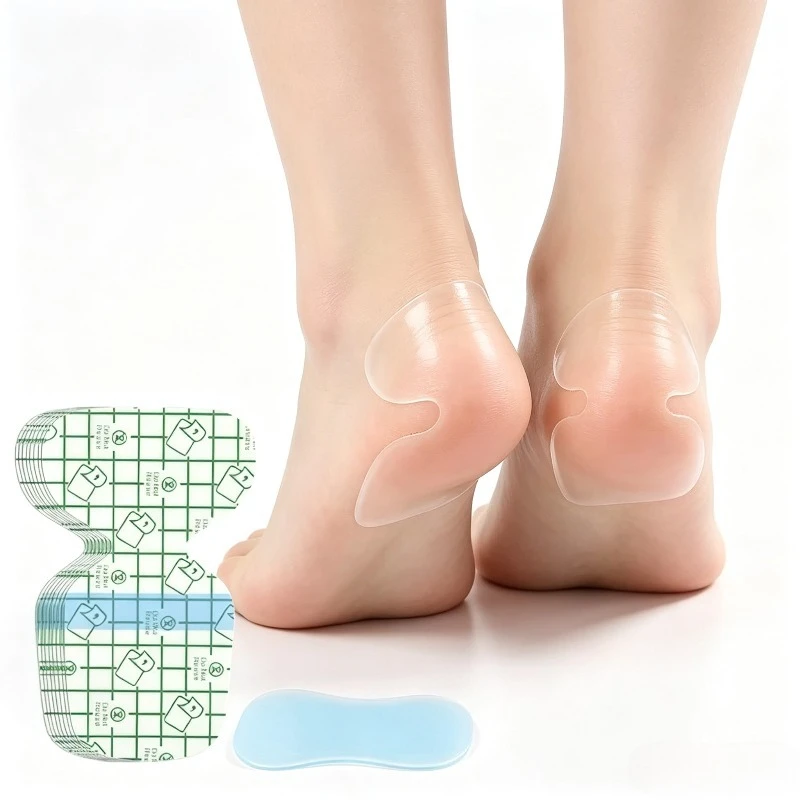 10/20PCS Anti-Blister Gel Heel Pads Self Adhesive Shoe Inserts Foot Care Cushion for Loose Shoes