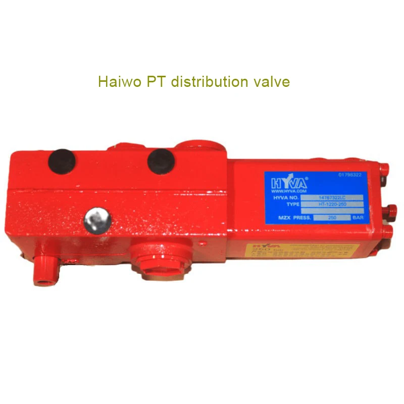 รถดัมพ์สําหรับงานหนัก วาล์วทิศทางแบบนิวแมติกแบบ Descent ช้า วาล์วถังเชื้อเพลิงอัลฟ่า ปรับให้เข้ากับวาล์วกระจาย Haiwo