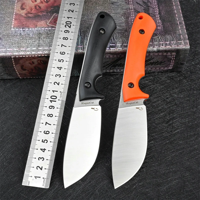 

58HRC D2 Steel Camping Self Defense EDC Hand Tool Combat Tactical Utility Couteau Fixed Blade Survival Hunting Knife G10