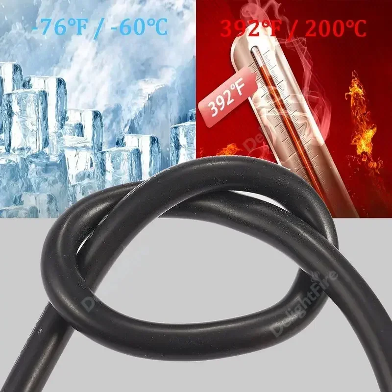 Solar Panel Cable Heat Resistant Red Black Soft Silicone Cable 22 20 18 16 14 12 10 8 6 4 AWG For Car Battery Automotive Wiring