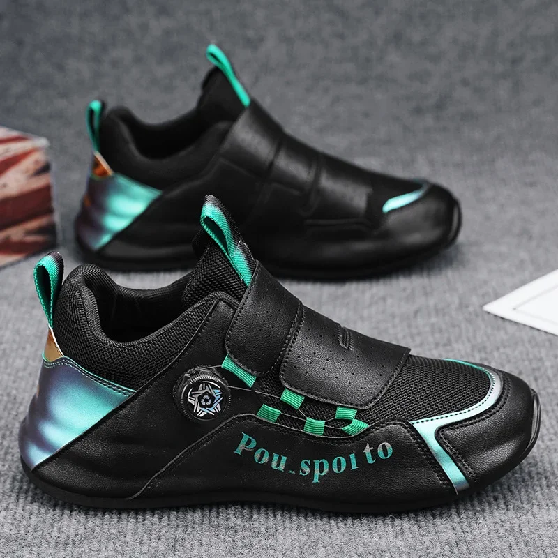 Spring and Autumn New Men's Casual Shoes with Rotating Button Classic Board Shoes Luxury Fashion Youth Sports Shoes sneakers men