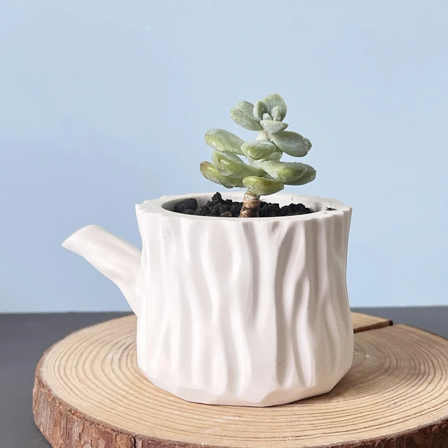 قالب من السيليكون الجص شمعة كوب الروائح كأس مقبض الجص زهرية للديكور المنزل Diy بها بنفسك مشروع زارع #2