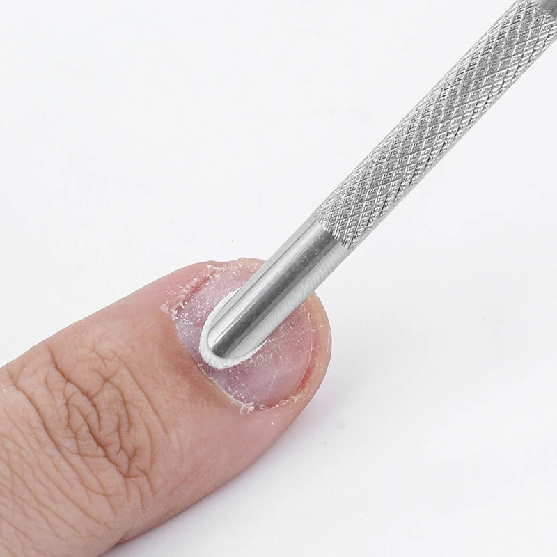 สแตนเลสสตีลเล็บRemoverเจลเล็บScraper Cuticle Pusher Dead Skin RemoverสําหรับHome Salonเล็บเครื่องมือมืออาชีพ